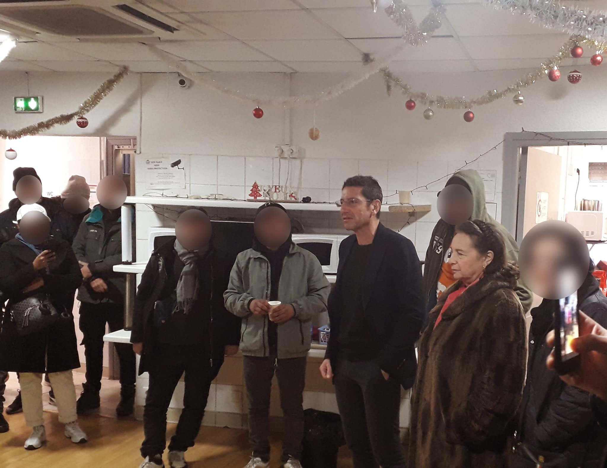 Comme tous les ans, David Lisnard a partagé un petit-déjeuner de Noël avec les personnes Sans Domicile Fixe de Cannes