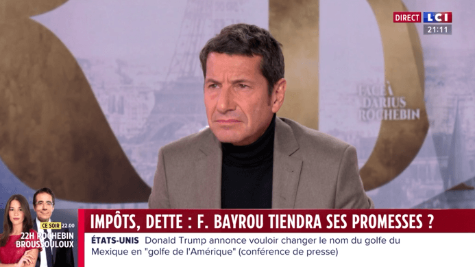 Face à Darius Rochebin : David Lisnard était sur LCI mardi 7 janvier