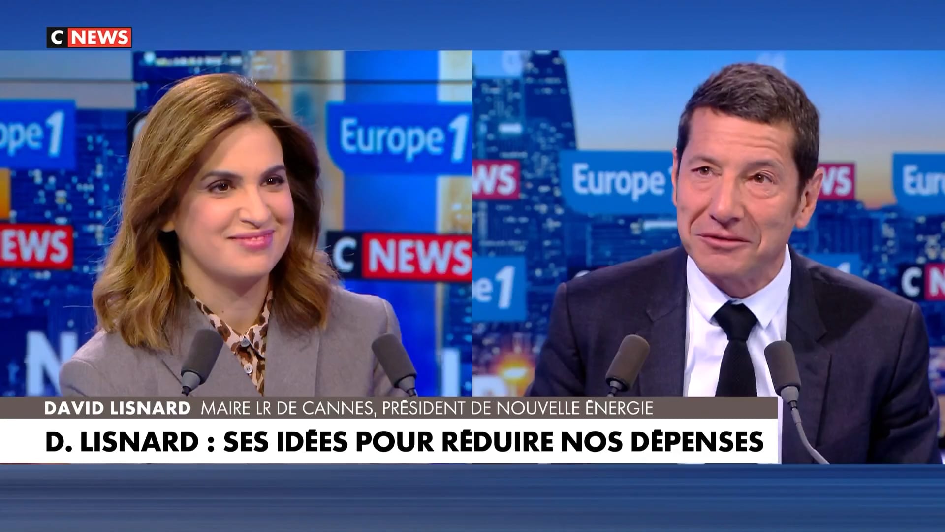 « Au bout du bout d'une caste politique » : David Lisnard était l'invité de la grande interview de Sonia Mabrouk sur CNEWS et Europe 1