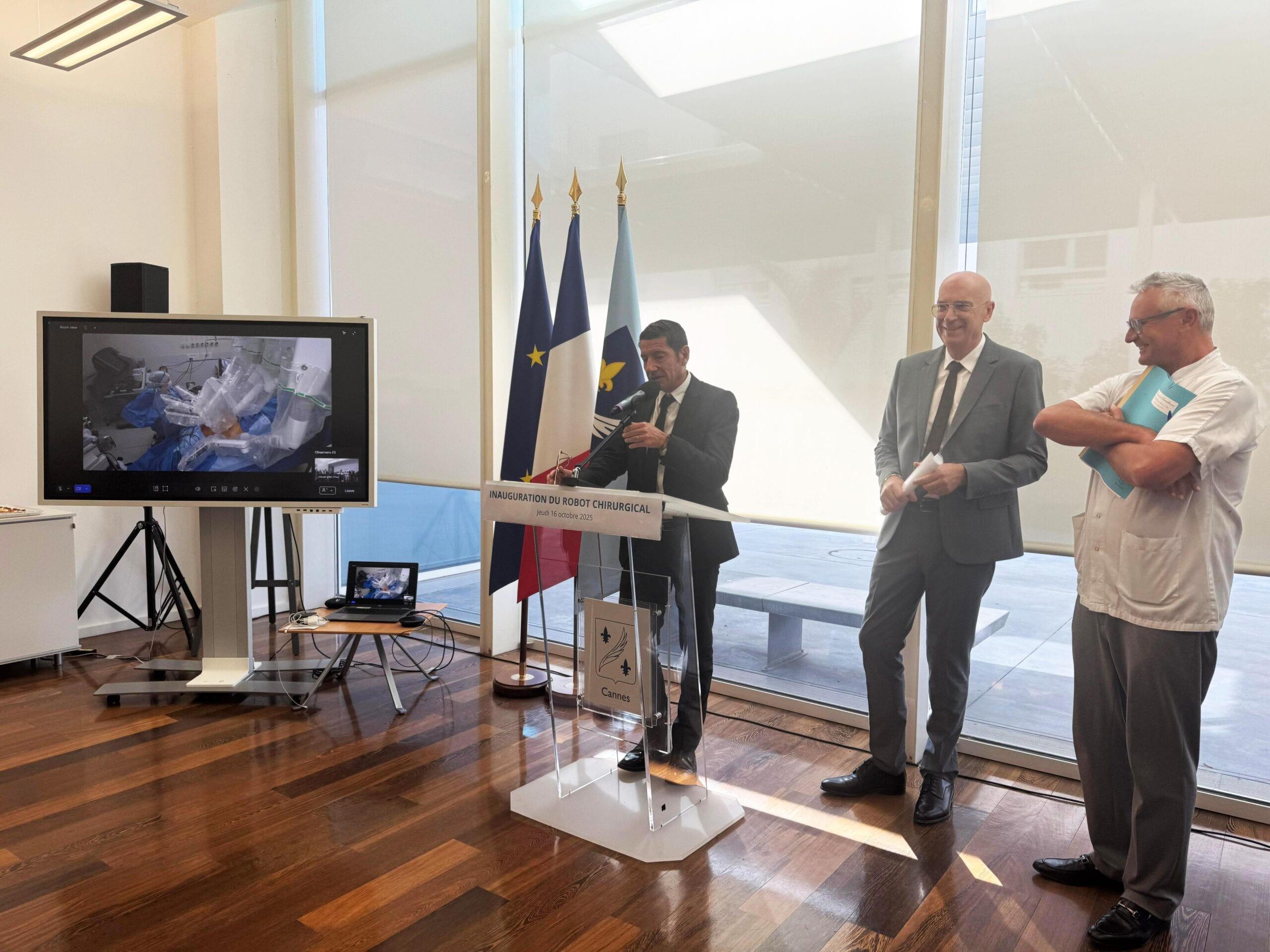 L’hôpital de Cannes franchit une nouvelle étape avec la chirurgie robotique