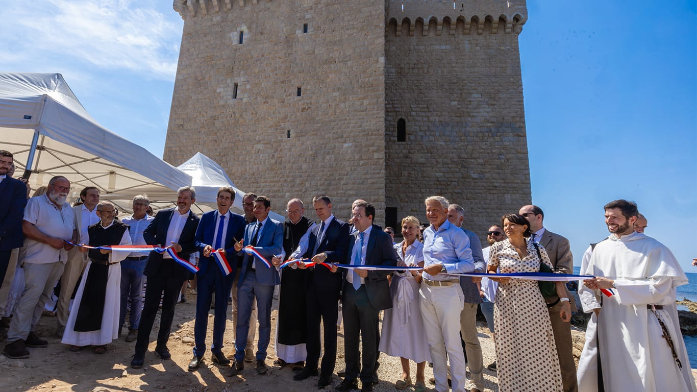 La tour-monastère de l’Abbaye de Lérins restaurée et inaugurée