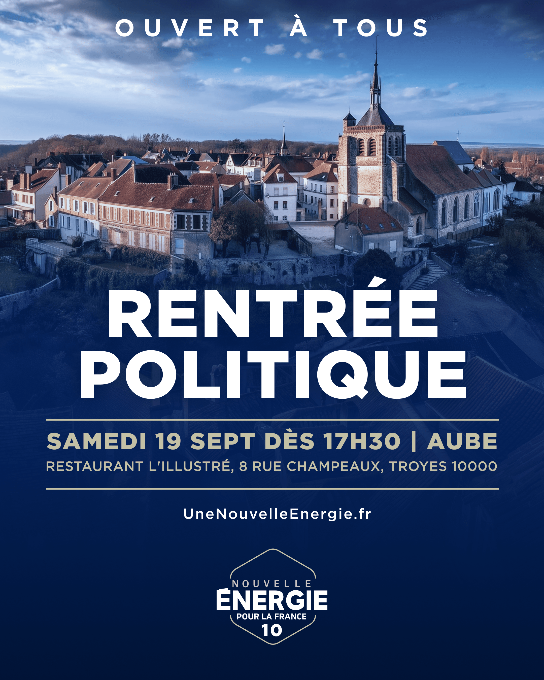 Illustration de l’événement : Rentrée politique NE Aube
