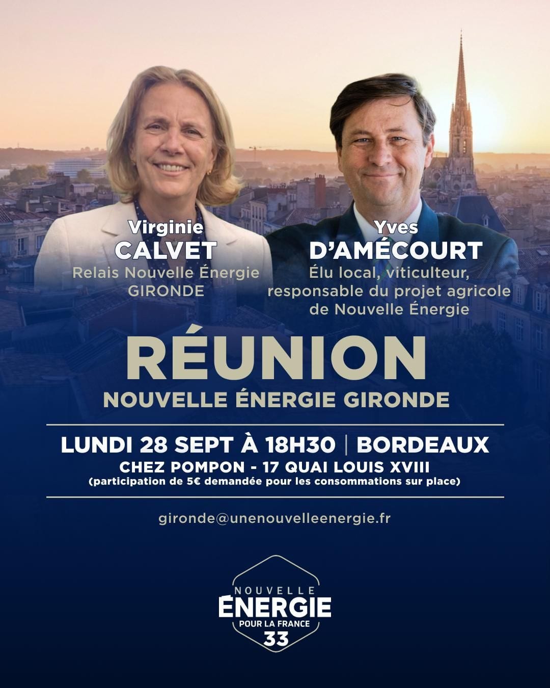 Illustration de l’événement : RENTRÉE POLITIQUE NOUVELLE ÉNERGIE GIRONDE