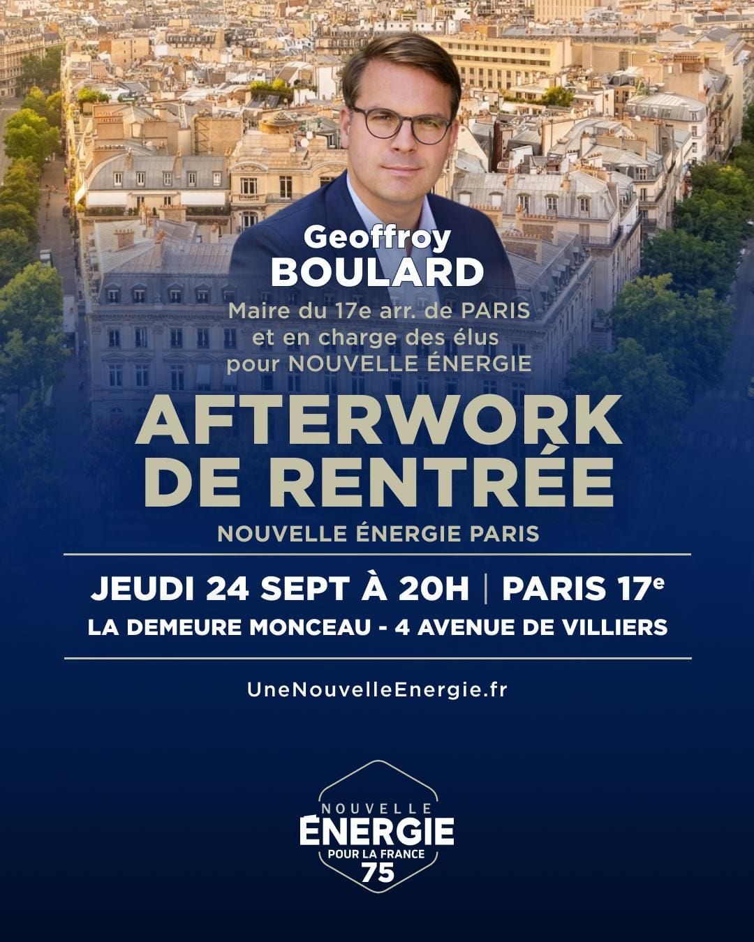 Illustration de l’événement : AFTERWORK DE RENTRÉE PARIS 17E