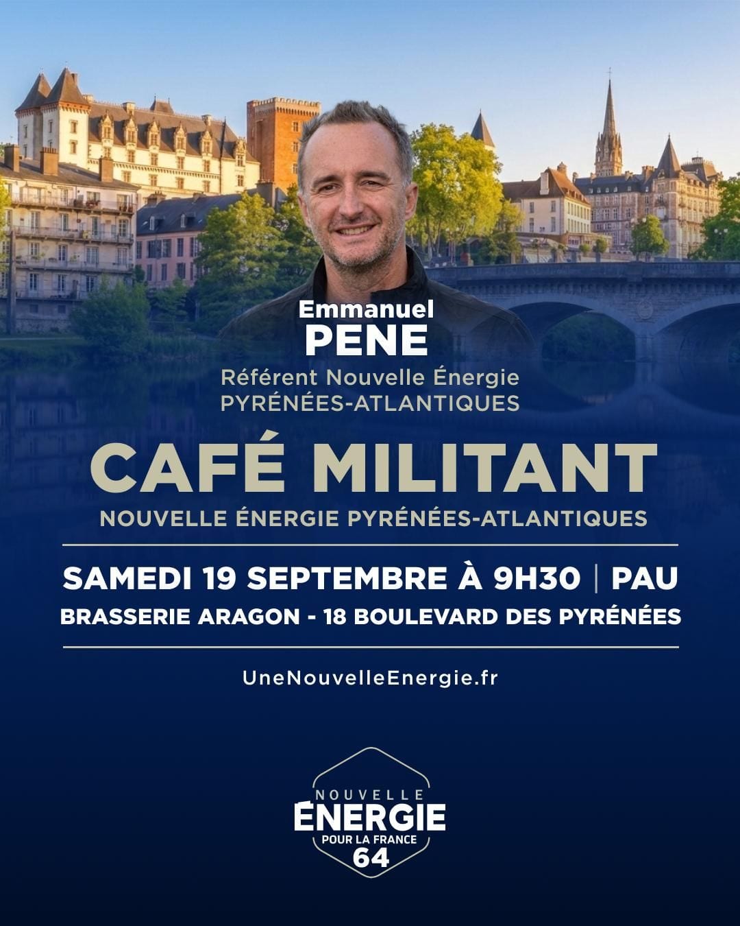 Illustration de l’événement : CAFÉ POLITIQUE NOUVELLE ÉNERGIE 64