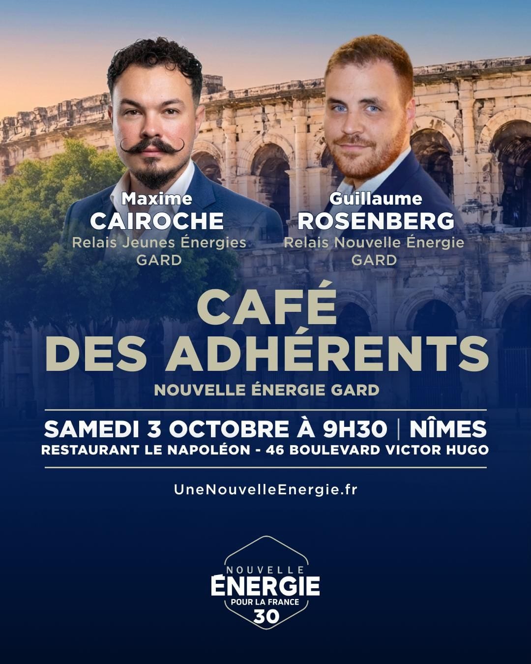 Illustration de l’événement : CAFÉ DES ADHÉRENTS NOUVELLE ÉNERGIE GARD