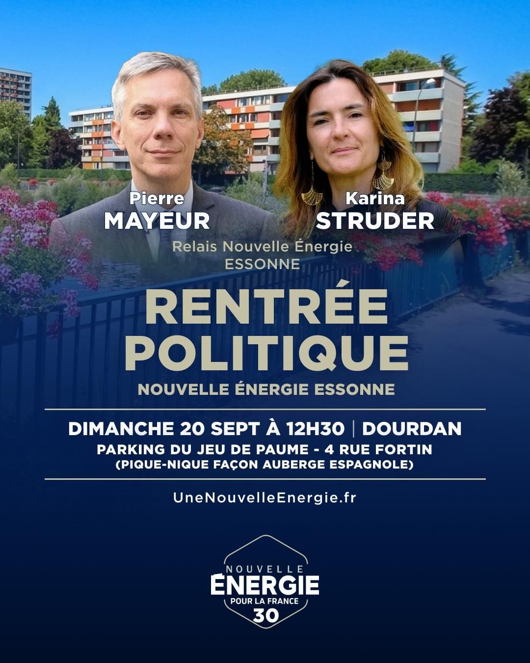 Illustration de l’événement : RENTRÉE POLITIQUE NOUVELLE ÉNERGIE ESSONNE