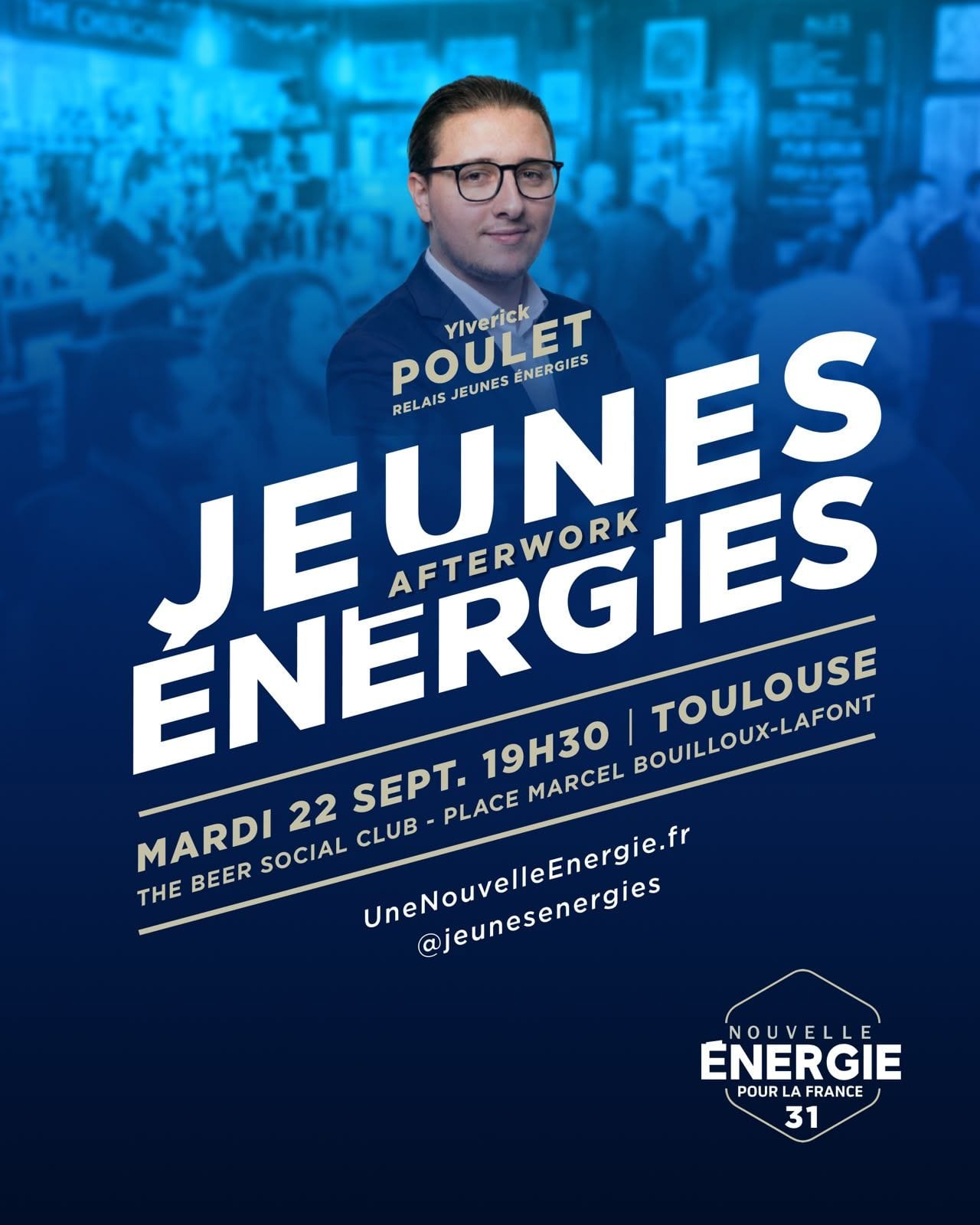 Illustration de l’événement : AFTERWORK JEUNES ÉNERGIES TOULOUSE