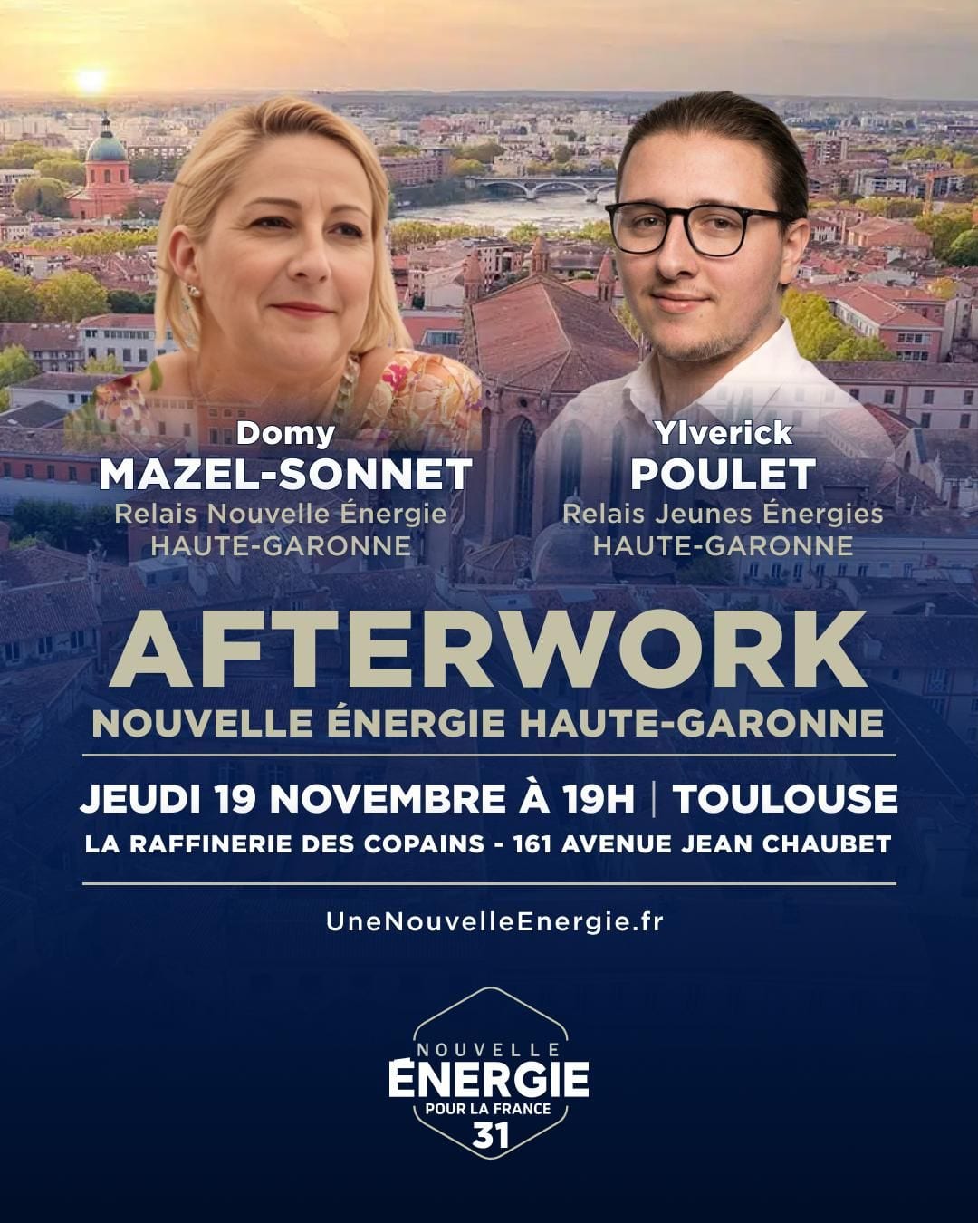 Illustration de l’événement : AFTERWORK NOUVELLE ÉNERGIE HAUTE-GARONNE