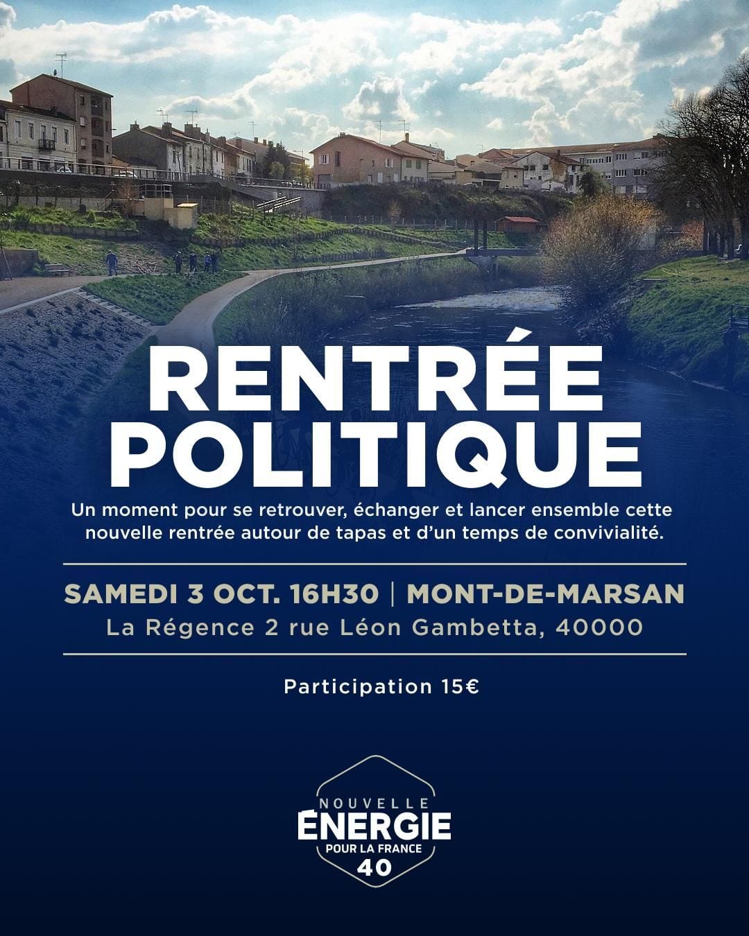 Illustration de l’événement : RENTRÉE POLITIQUE NOUVELLE ÉNERGIE LANDES