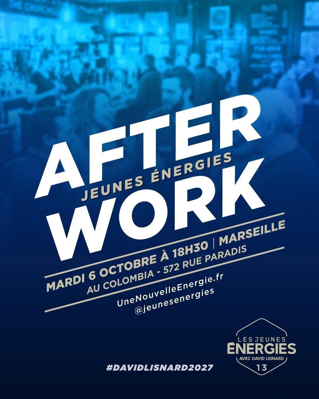 Illustration de l’événement : AFTERWORK JEUNES ÉNERGIES MARSEILLE