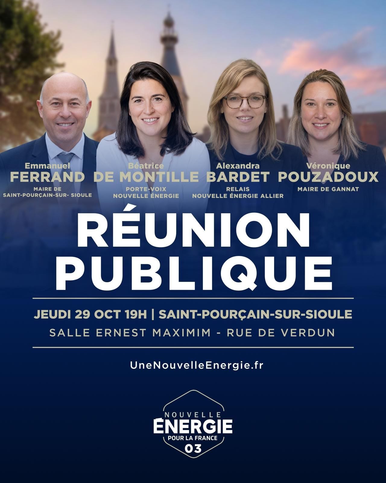 Illustration de l’événement : RÉUNION PUBLIQUE NOUVELLE ÉNERGIE ALLIER