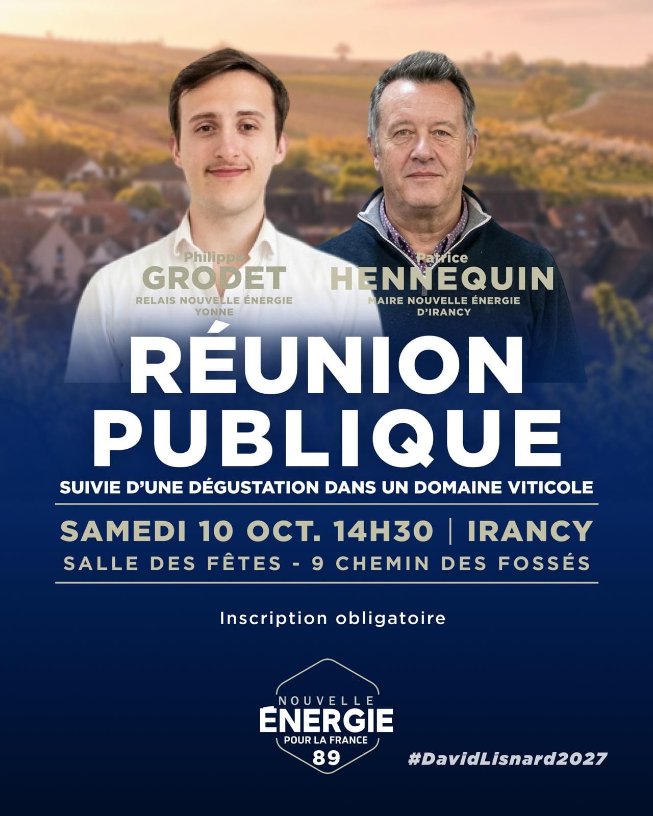 Illustration de l’événement : RÉUNION PUBLIQUE NOUVELLE ÉNERGIE YONNE