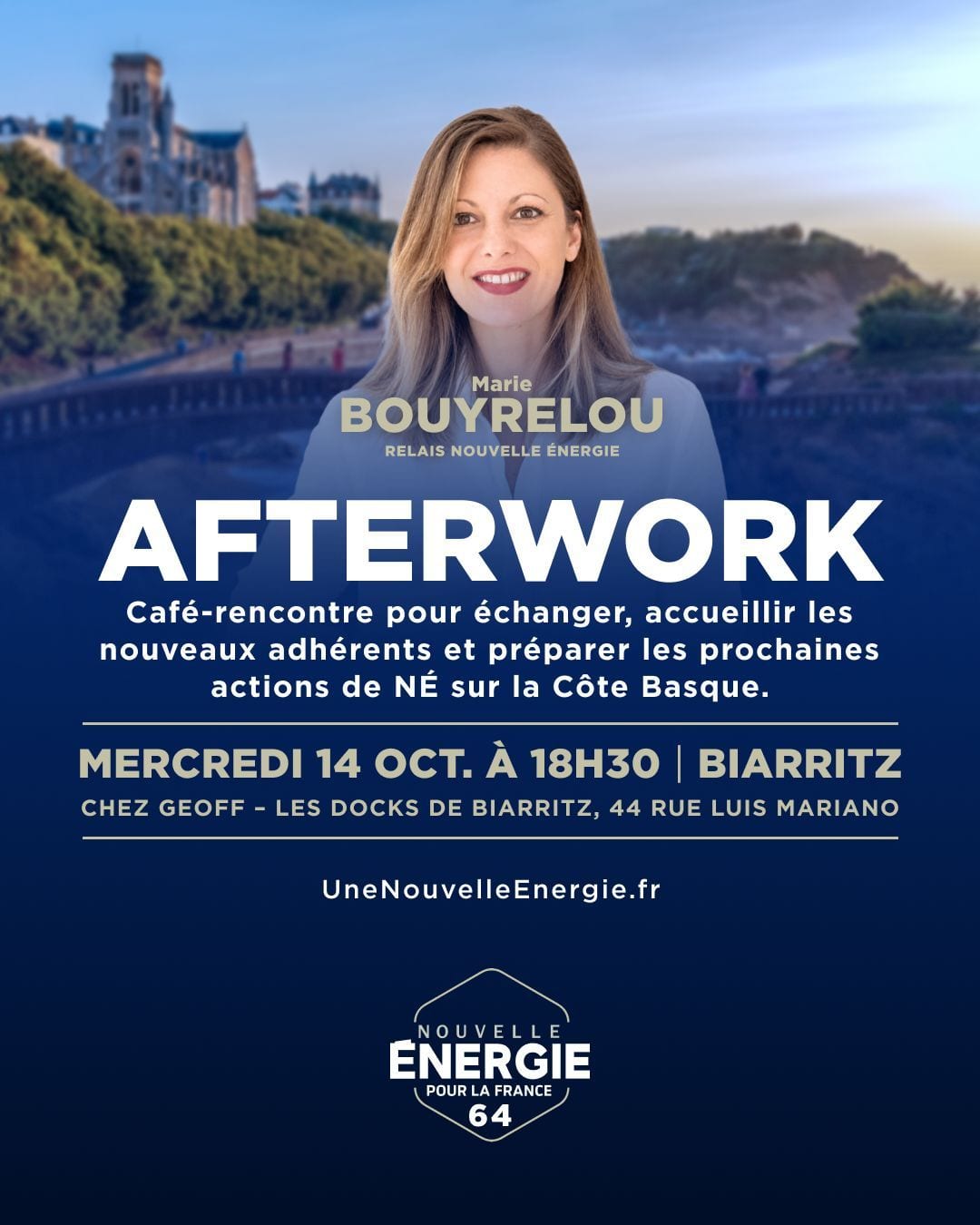 Illustration de l’événement : AFTERWORK NOUVELLE ÉNERGIE BIARRITZ