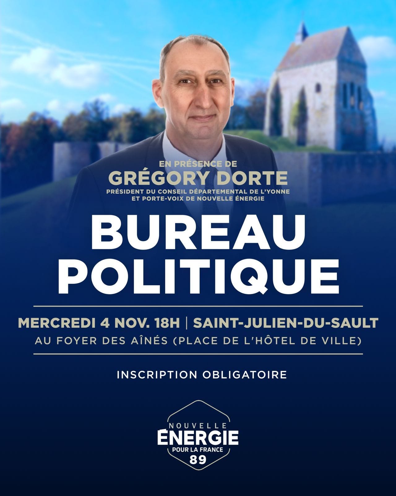 Illustration de l’événement : BUREAU POLITIQUE NOUVELLE ÉNERGIE YONNE