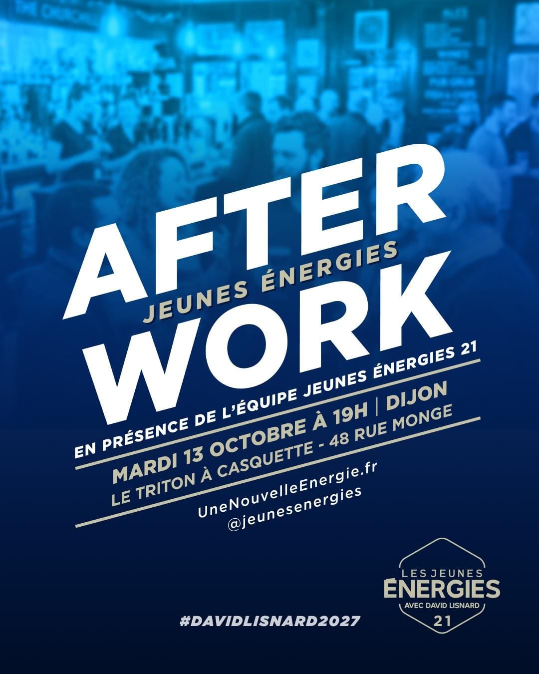 Illustration de l’événement : AFTERWORK JEUNES ÉNERGIES CÔTE-D'OR