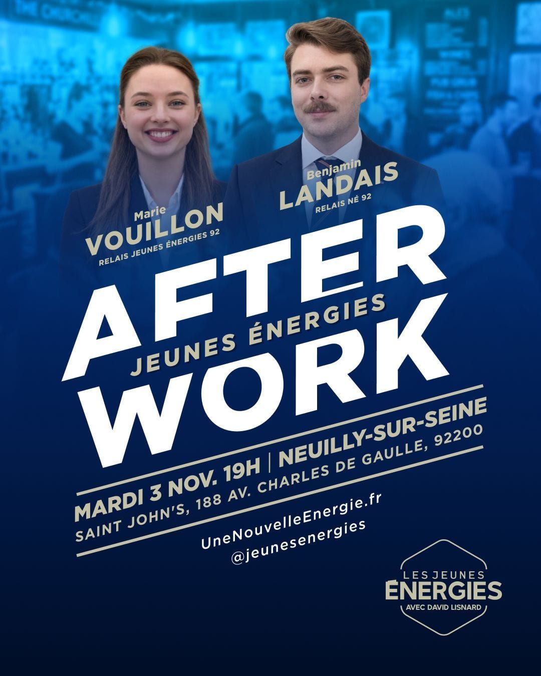 Illustration de l’événement : AFTERWORK JEUNES ÉNERGIES HAUTS-DE-SEINE