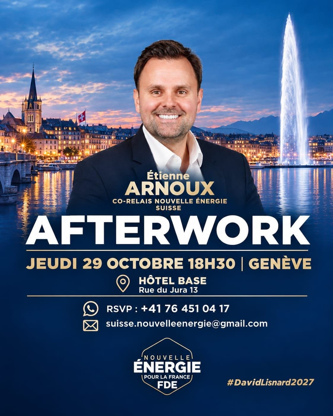 Illustration de l’événement : AFTERWORK NOUVELLE ÉNERGIE SUISSE - GENÈVE