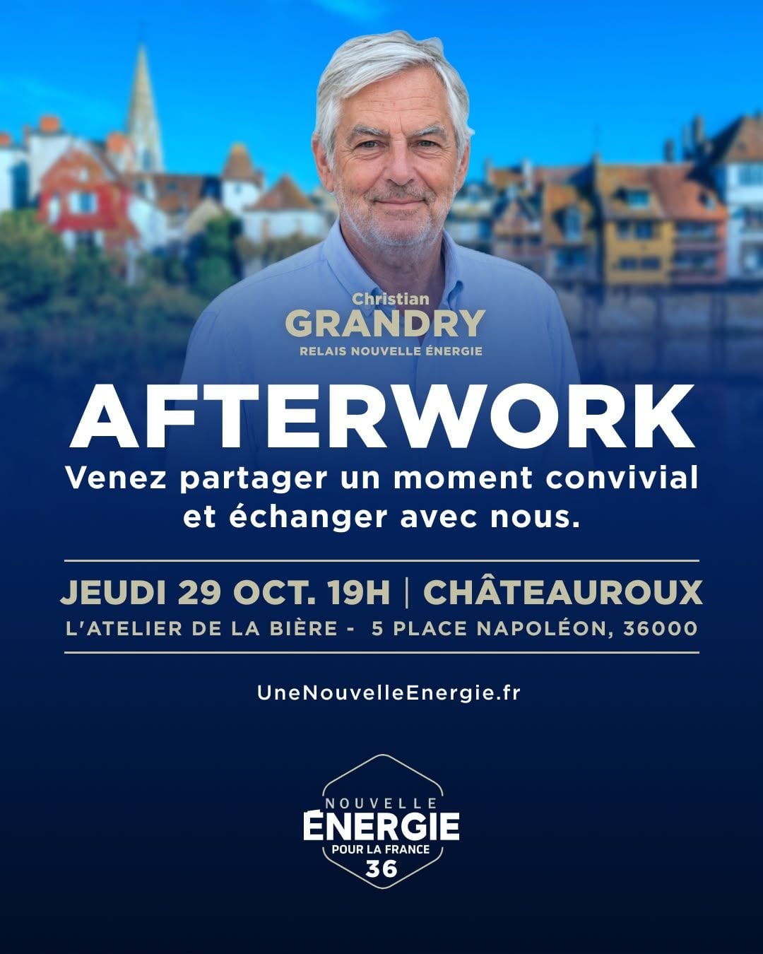 Illustration de l’événement : AFTERWORK NOUVELLE ÉNERGIE INDRE