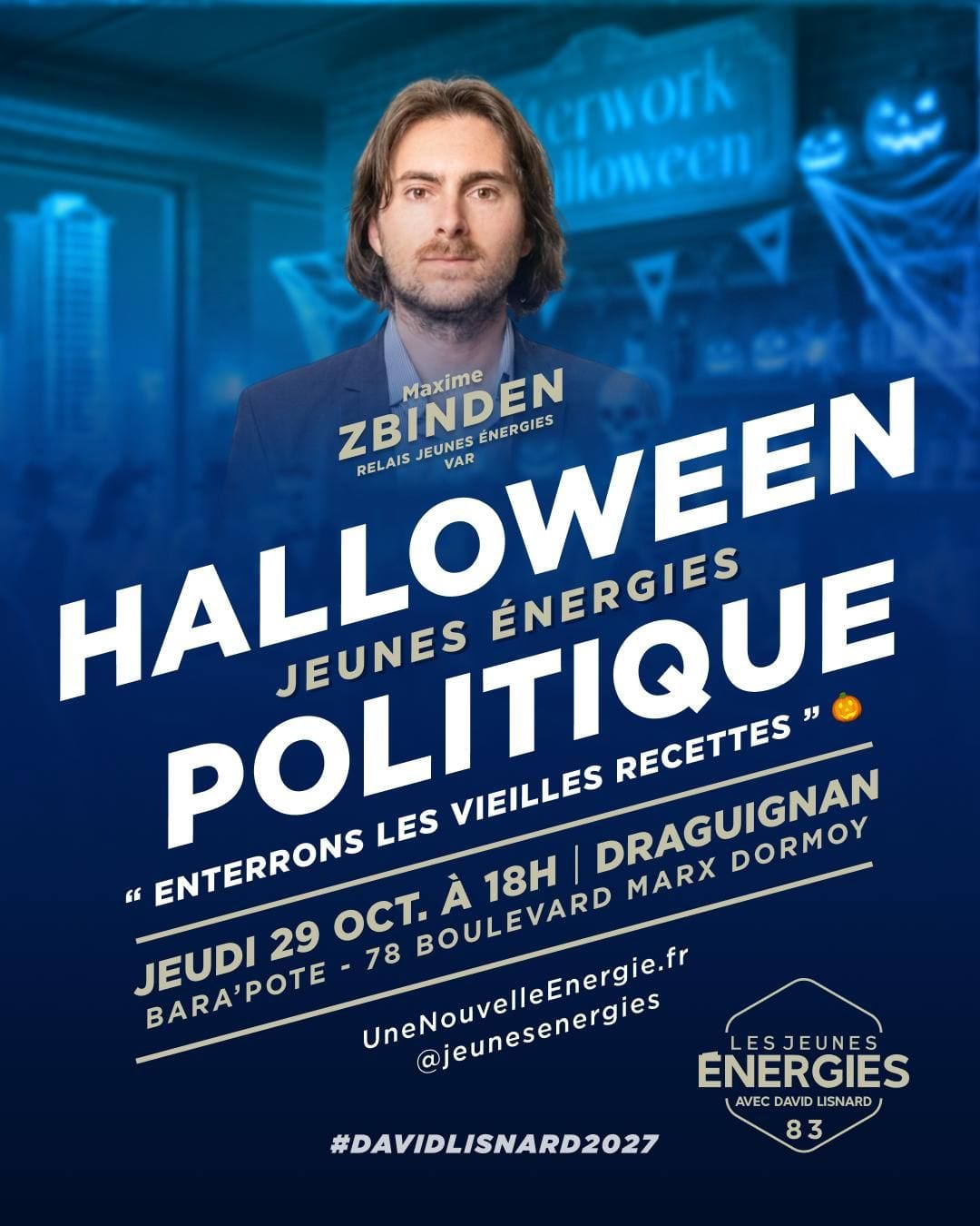 Illustration de l’événement : HALLOWEEN POLITIQUE JEUNES ÉNERGIES VAR