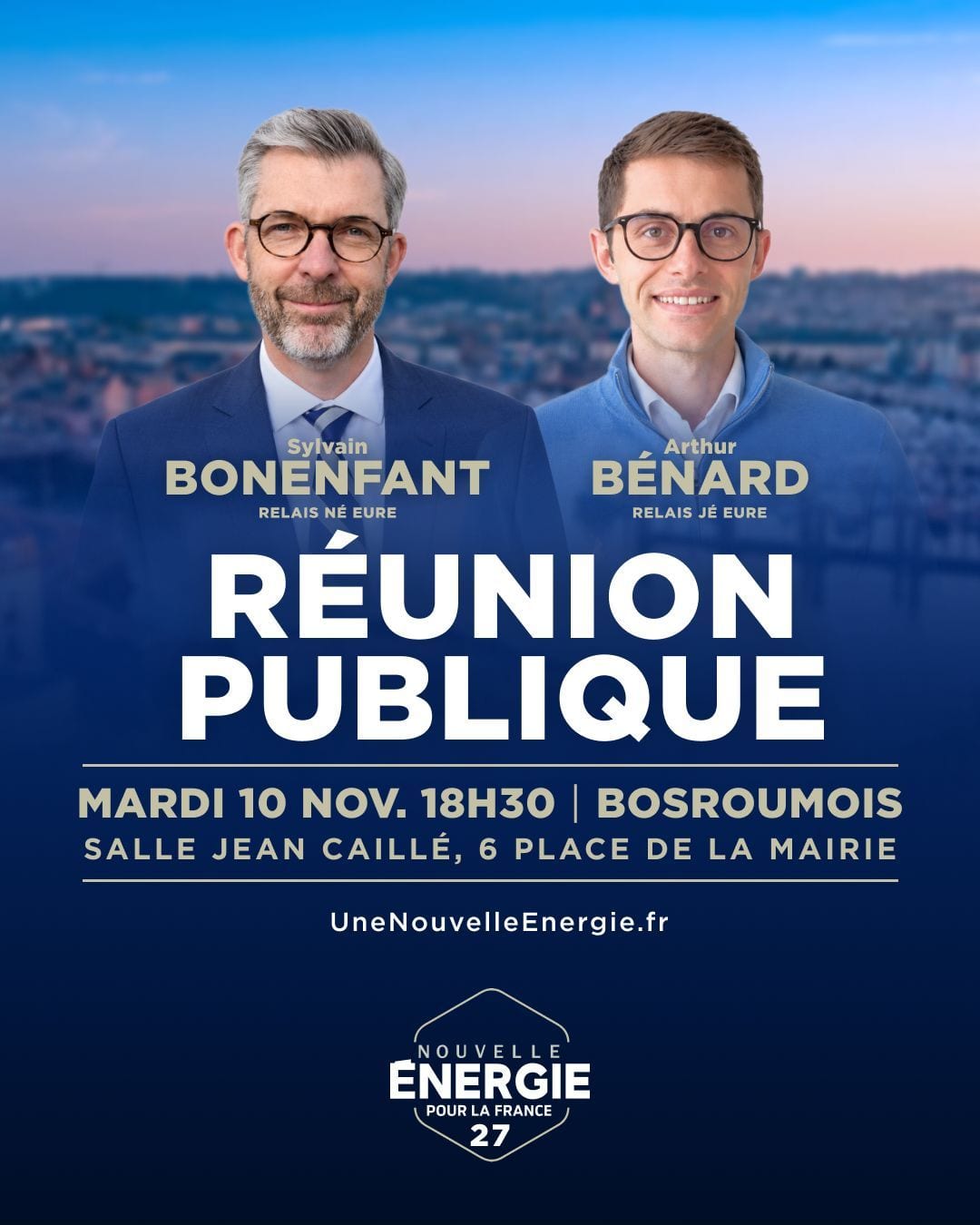Illustration de l’événement : RÉUNION PUBLIQUE NOUVELLE ÉNERGIE EURE