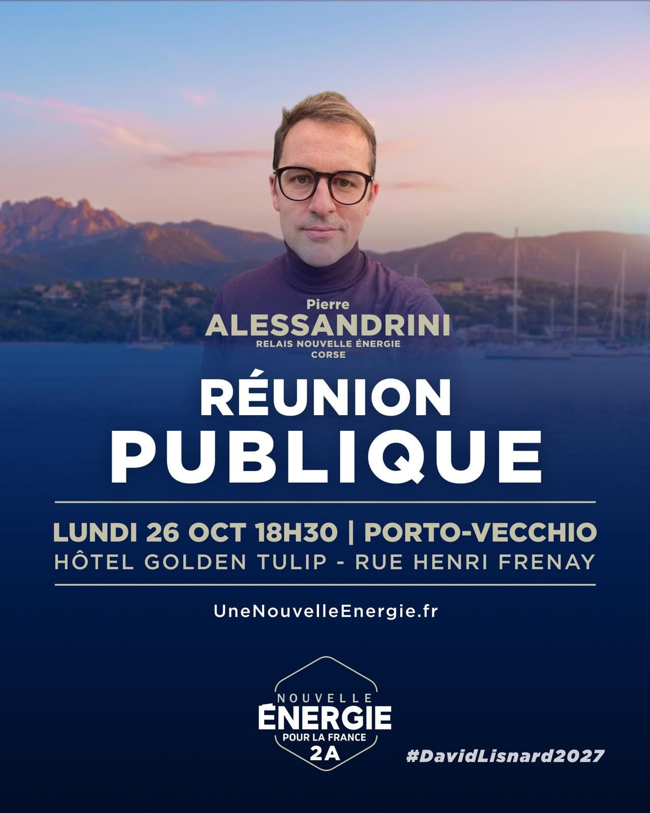 Illustration de l’événement : RÉUNION PUBLIQUE NOUVELLE ÉNERGIE CORSE