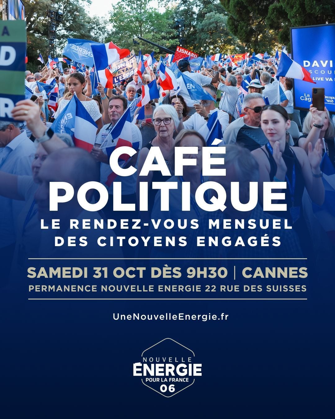 Illustration de l’événement : CAFÉ POLITIQUE CANNES : 31 OCTOBRE