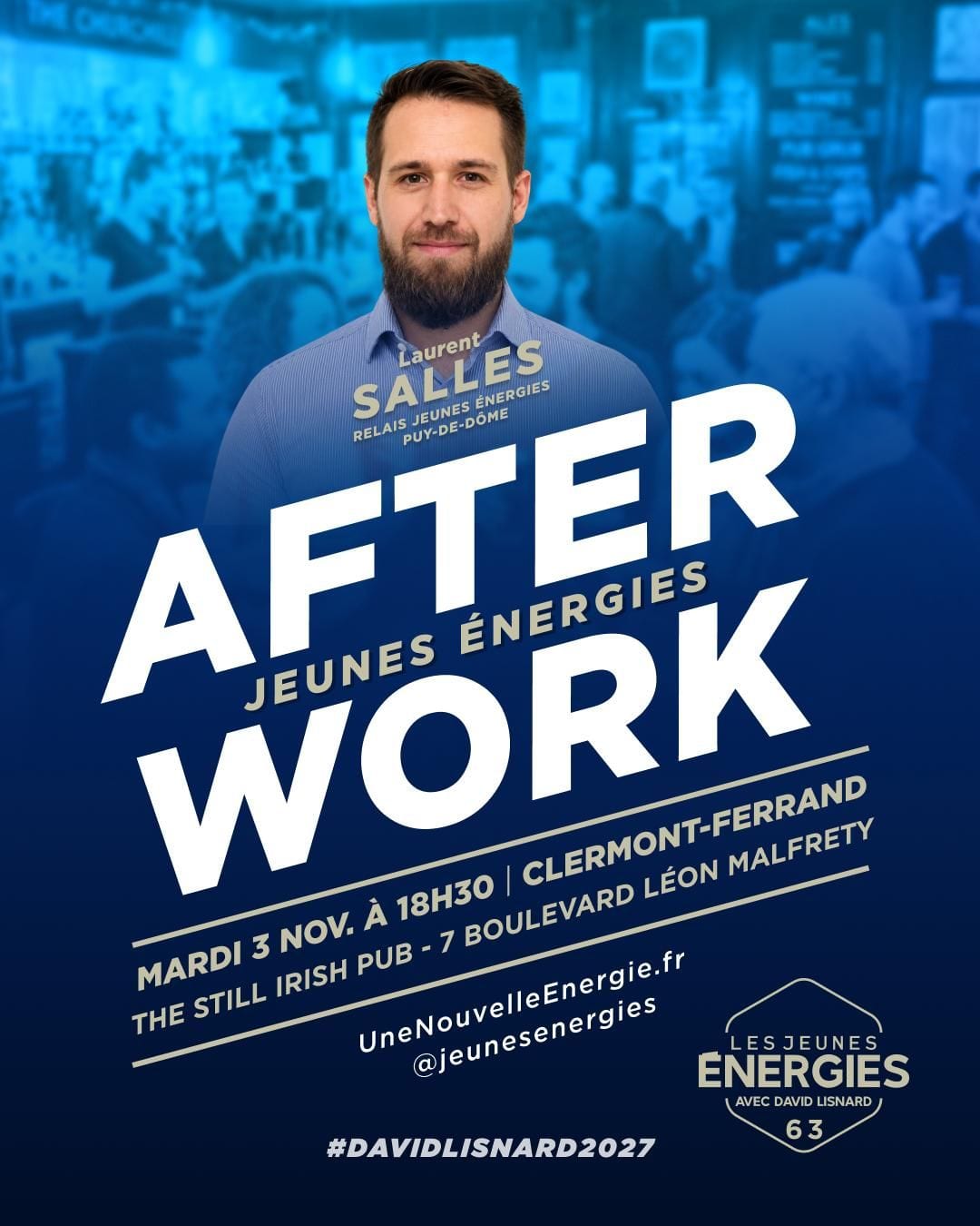 Illustration de l’événement : AFTER WORK JEUNES ÉNERGIES : CLERMONT-FERRAND