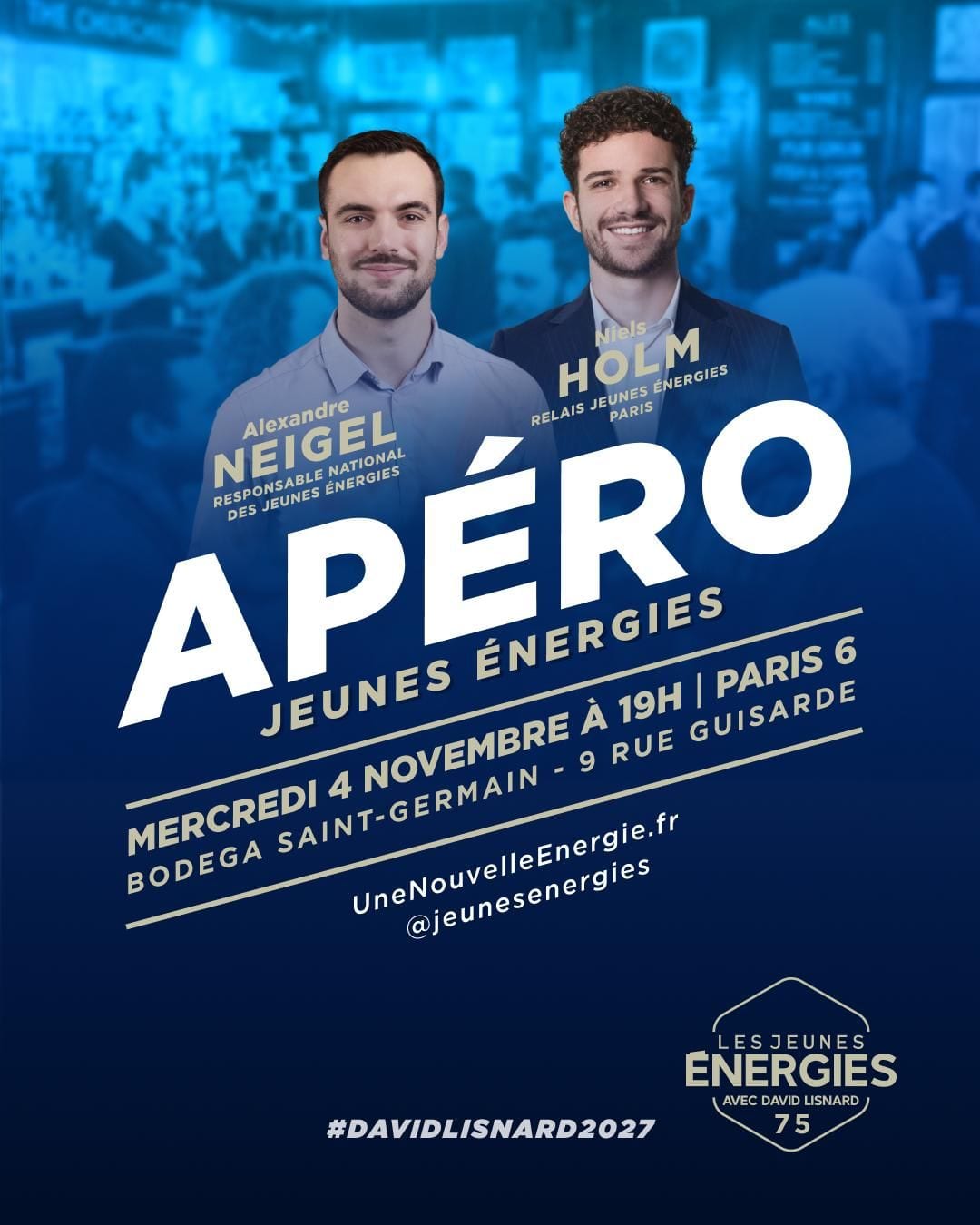 Illustration de l’événement : APÉRO JEUNES ÉNERGIES : PARIS 6