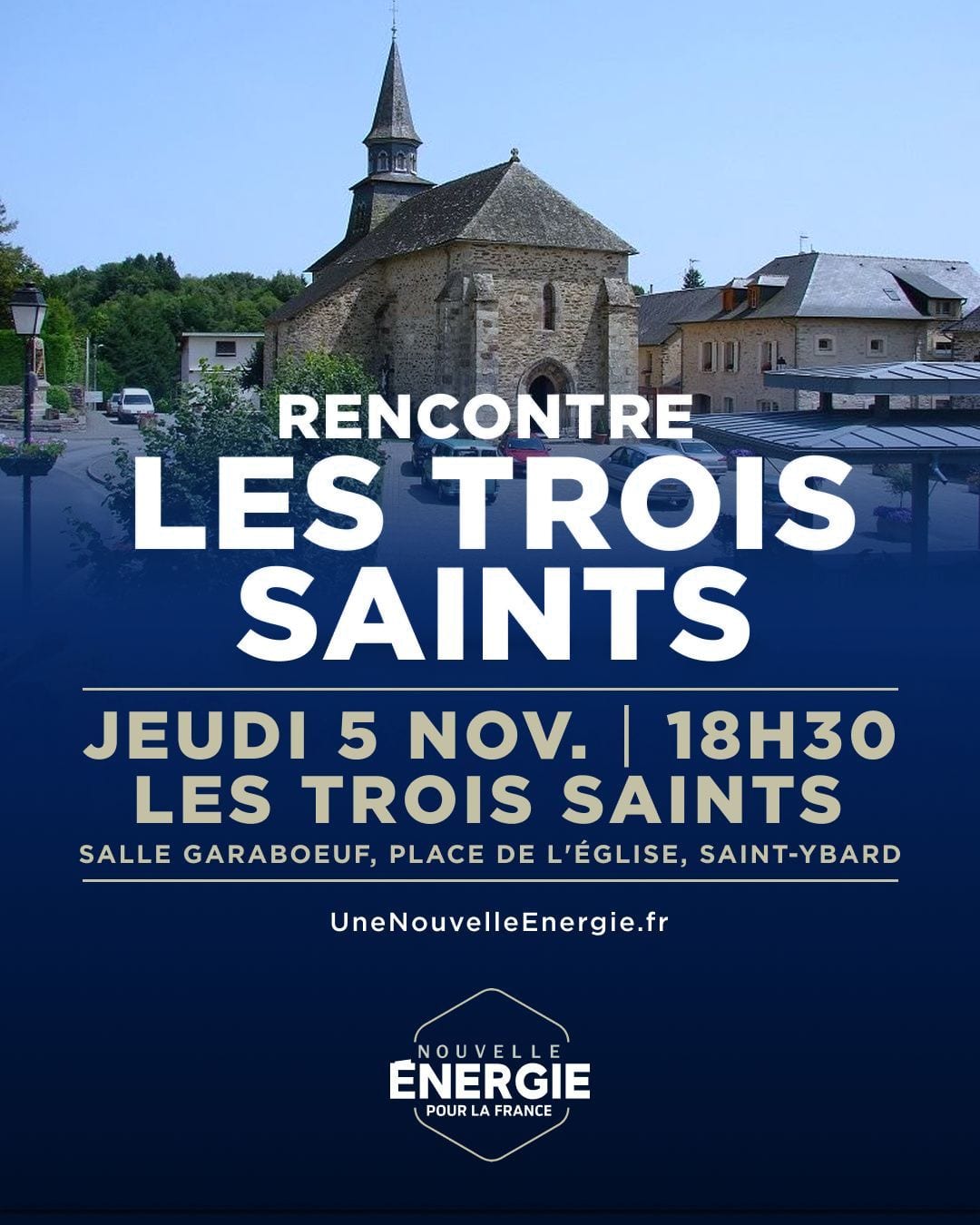 Illustration de l’événement : RENCONTRE NOUVELLE ÉNERGIE : LES TROIS SAINTS
