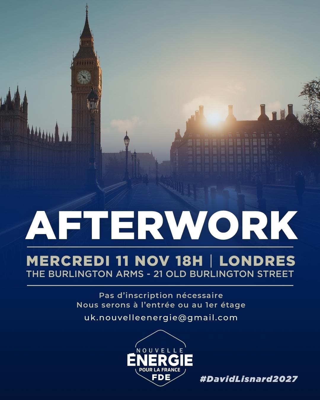 Illustration de l’événement : AFTERWORK NOUVELLE ÉNERGIE LONDRES