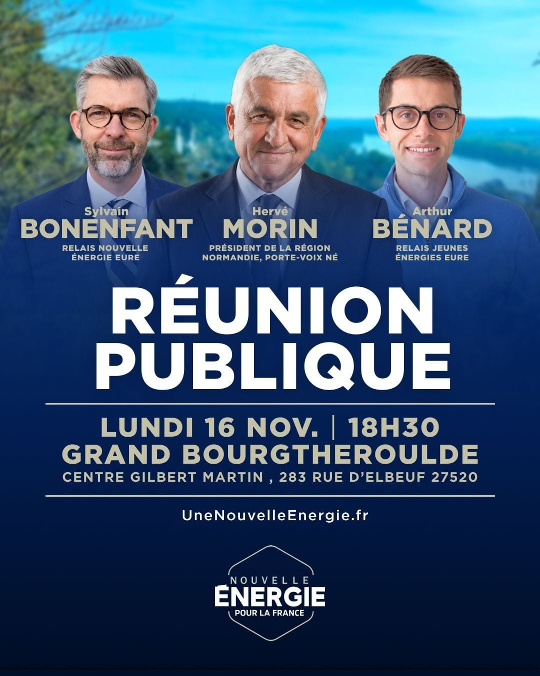 Illustration de l’événement : RÉUNION PUBLIQUE NOUVELLE ÉNERGIE EURE : GRAND BOURGTHEROULDE