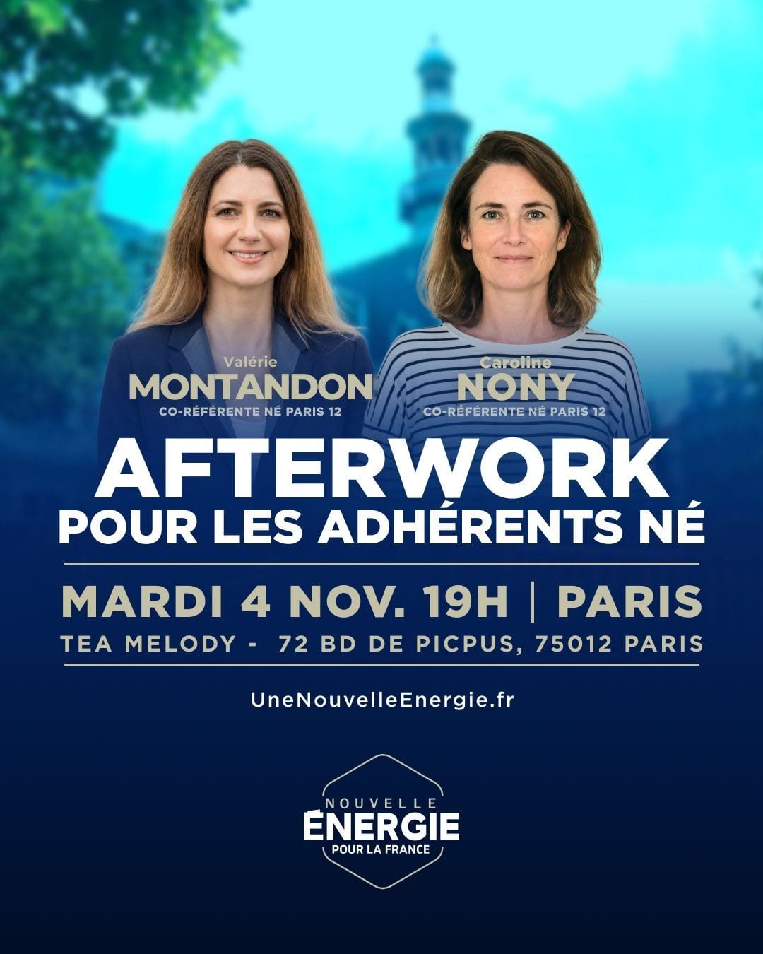 Illustration de l’événement : AFTERWORK POUR LES ADHÉRENTS NÉ : PARIS 12e